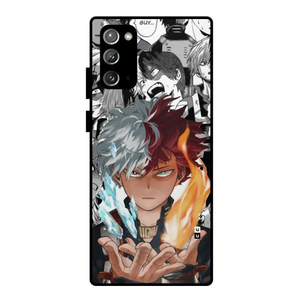 Young Todoroki Metal Back Case for Galaxy Note 20