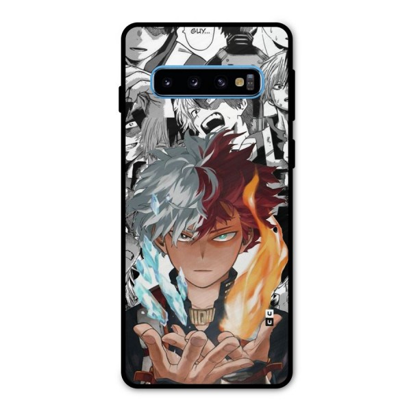 Young Todoroki Metal Back Case for Galaxy S10