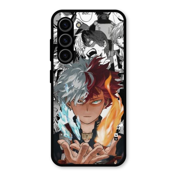 Young Todoroki Metal Back Case for Galaxy S23