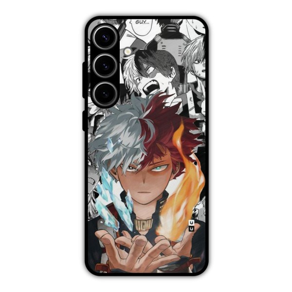 Young Todoroki Metal Back Case for Galaxy S24 Plus