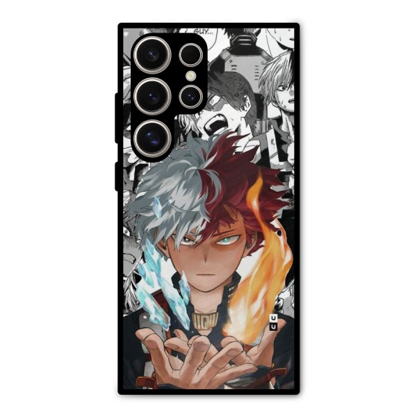 Young Todoroki Metal Back Case for Galaxy S24 Ultra