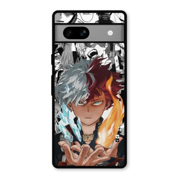 Young Todoroki Metal Back Case for Google Pixel 7a