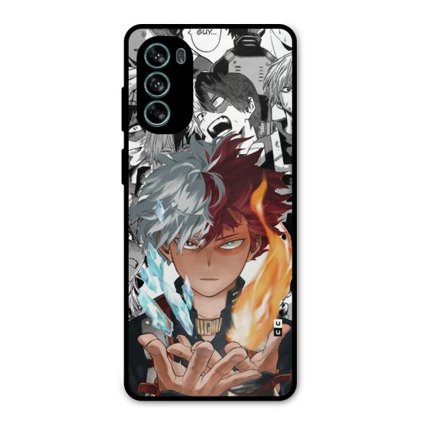 Young Todoroki Metal Back Case for Moto G62