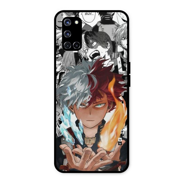 Young Todoroki Metal Back Case for Oppo A52