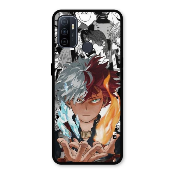 Young Todoroki Metal Back Case for Oppo A53