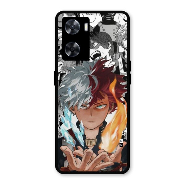 Young Todoroki Metal Back Case for Oppo A57 2022