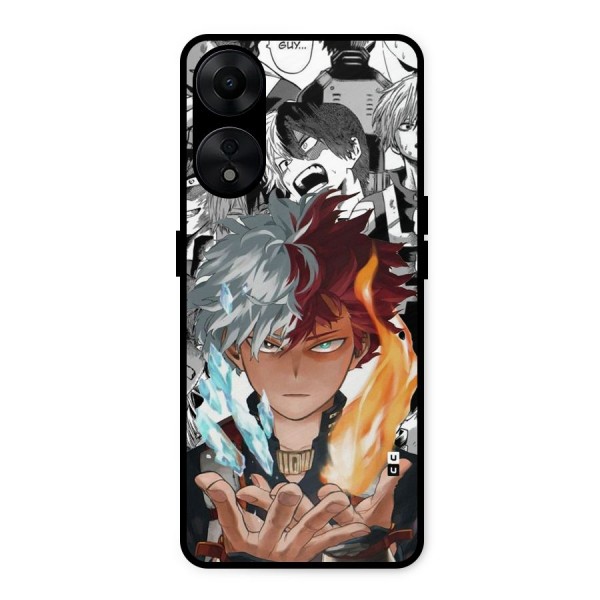 Young Todoroki Metal Back Case for Oppo A78 5G