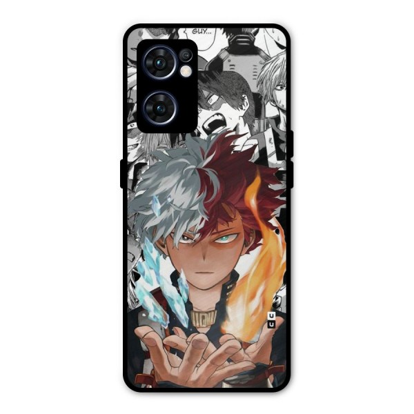 Young Todoroki Metal Back Case for Oppo Reno7 5G