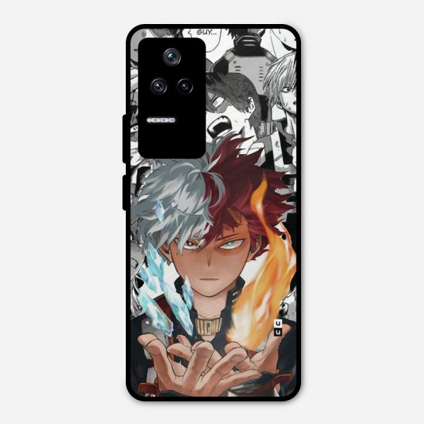 Young Todoroki Metal Back Case for Poco F4 5G