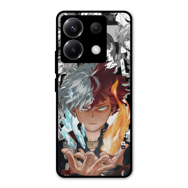 Young Todoroki Metal Back Case for Poco X6