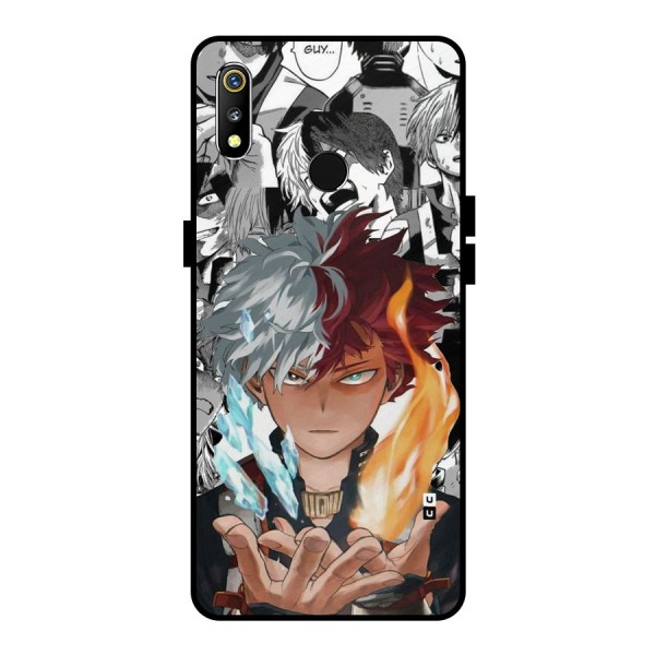 Young Todoroki Metal Back Case for Realme 3