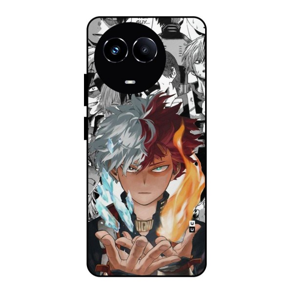 Young Todoroki Metal Back Case for Realme Narzo 60X