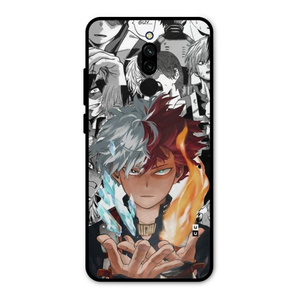 Young Todoroki Metal Back Case for Redmi 8