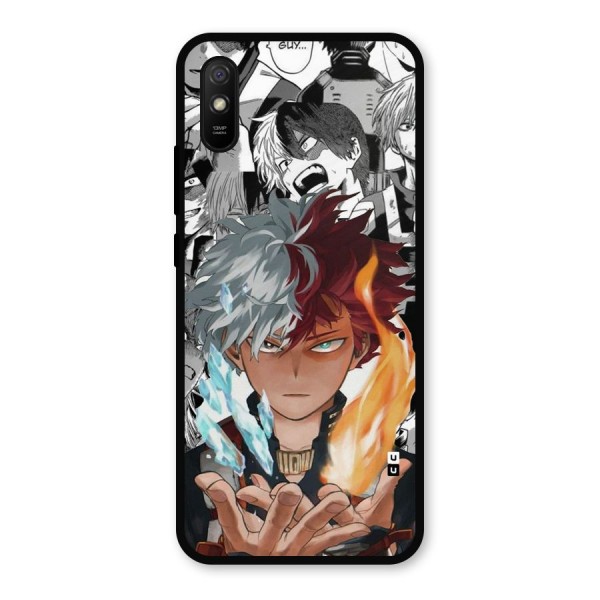 Young Todoroki Metal Back Case for Redmi 9i