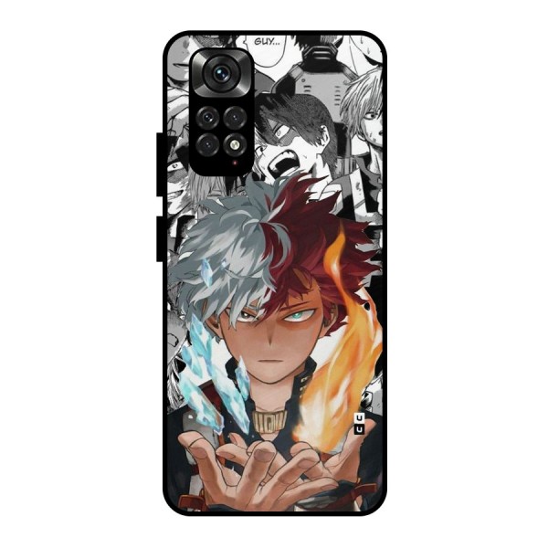 Young Todoroki Metal Back Case for Redmi Note 11 Pro