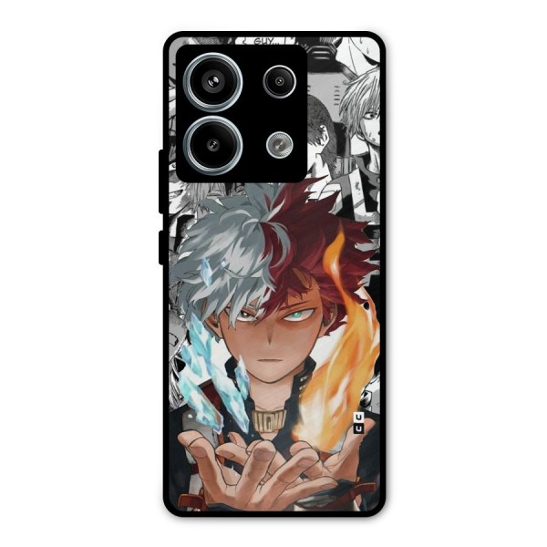 Young Todoroki Metal Back Case for Redmi Note 13 Pro 5G