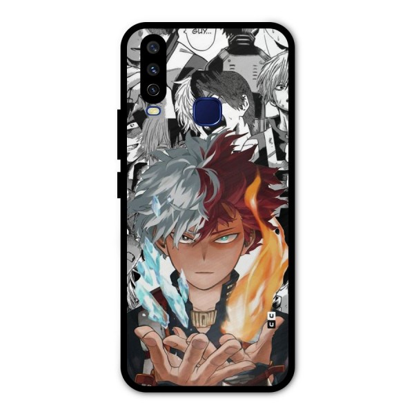 Young Todoroki Metal Back Case for Vivo U10