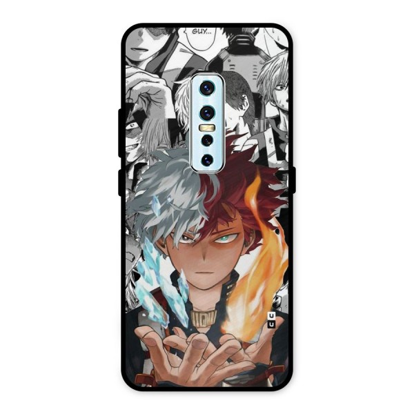 Young Todoroki Metal Back Case for Vivo V17 Pro