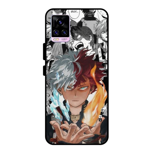 Young Todoroki Metal Back Case for Vivo V20 Pro