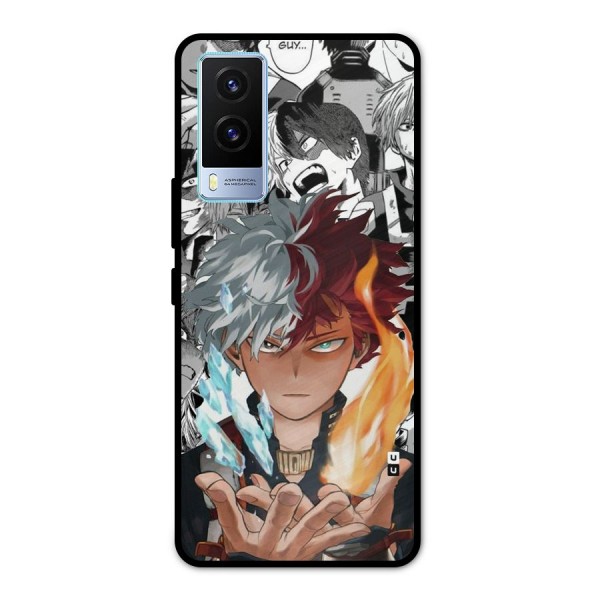 Young Todoroki Metal Back Case for Vivo V21e 5G