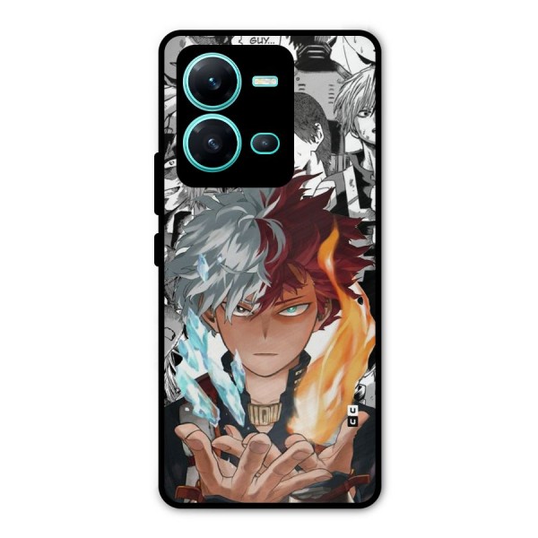 Young Todoroki Metal Back Case for Vivo V25