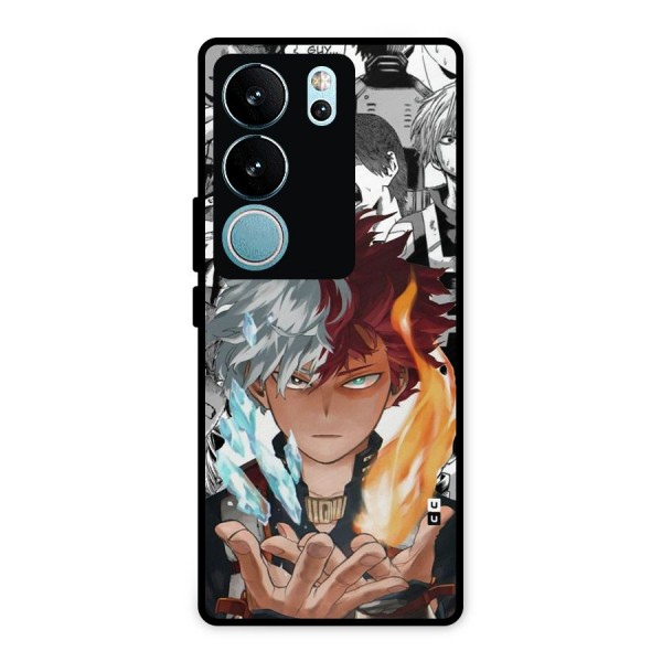 Young Todoroki Metal Back Case for Vivo V29 Pro