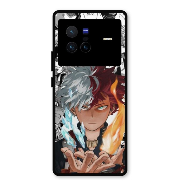 Young Todoroki Metal Back Case for Vivo X80