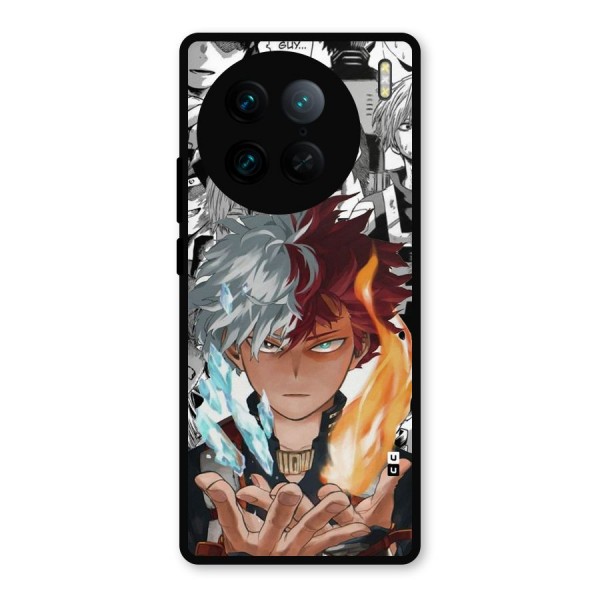 Young Todoroki Metal Back Case for Vivo X90 Pro