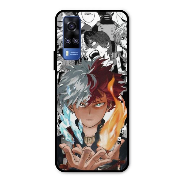 Young Todoroki Metal Back Case for Vivo Y31