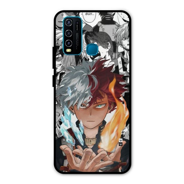 Young Todoroki Metal Back Case for Vivo Y50