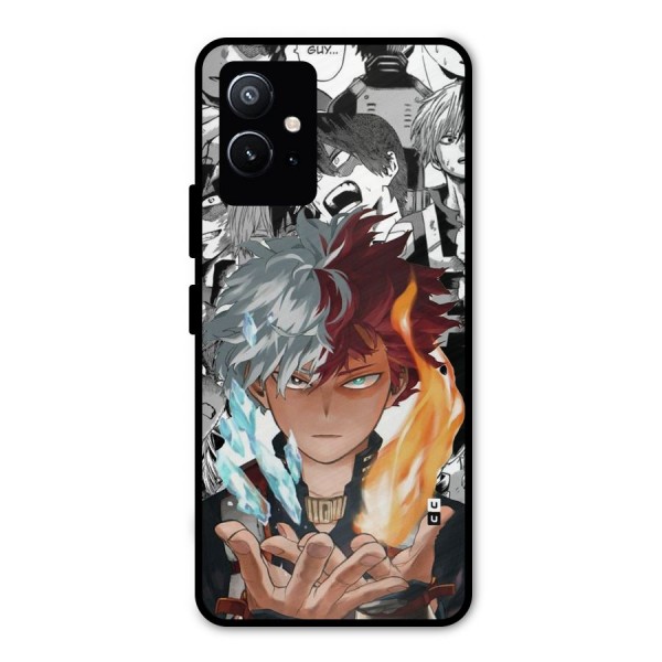 Young Todoroki Metal Back Case for Vivo Y75 5G