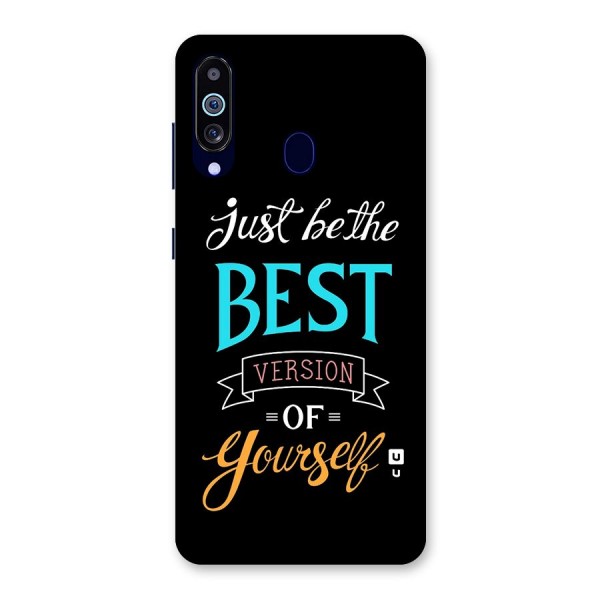 Your Best Version Back Case for Galaxy A60