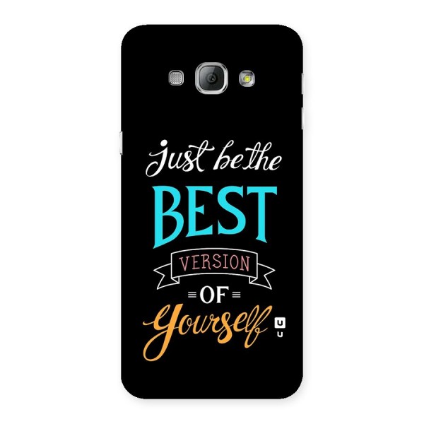 Your Best Version Back Case for Galaxy A8