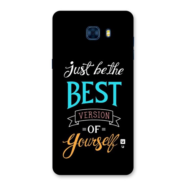 Your Best Version Back Case for Galaxy C7 Pro