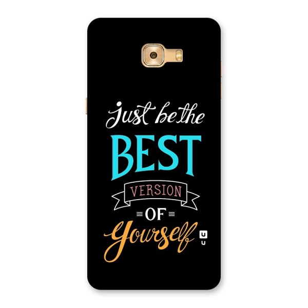 Your Best Version Back Case for Galaxy C9 Pro