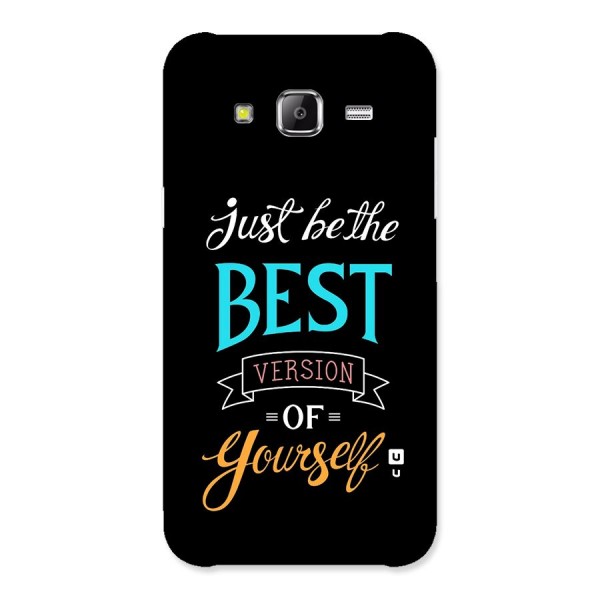 Your Best Version Back Case for Galaxy J5