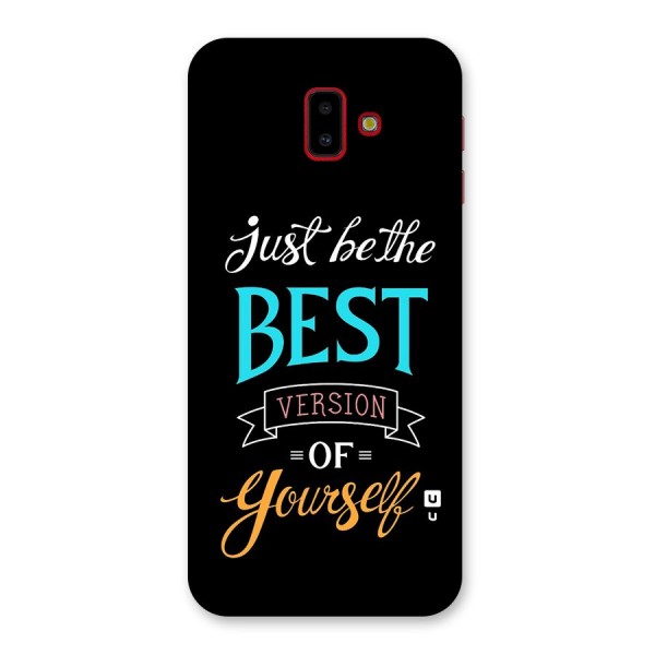 Your Best Version Back Case for Galaxy J6 Plus