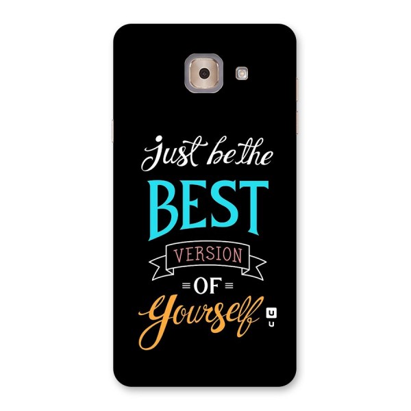 Your Best Version Back Case for Galaxy J7 Max