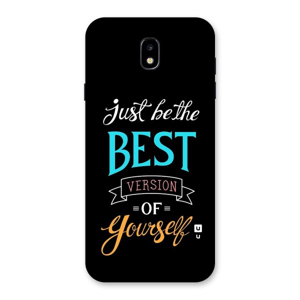 Your Best Version Back Case for Galaxy J7 Pro