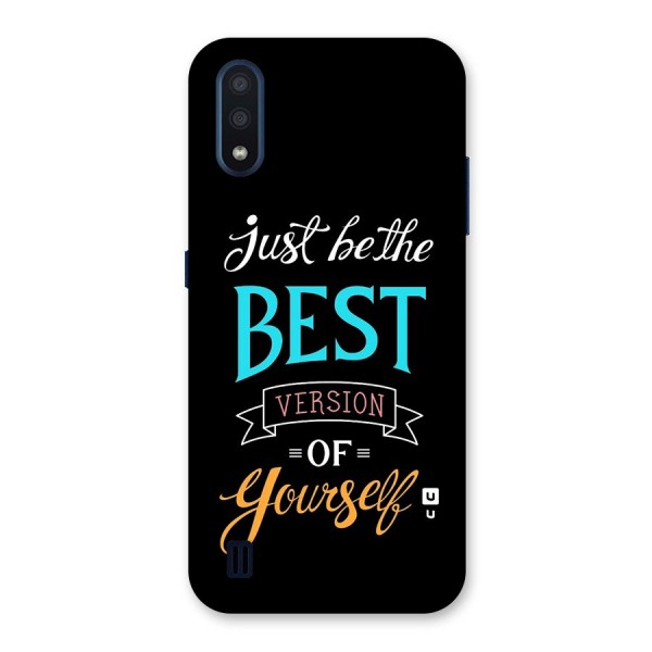 Your Best Version Back Case for Galaxy M01