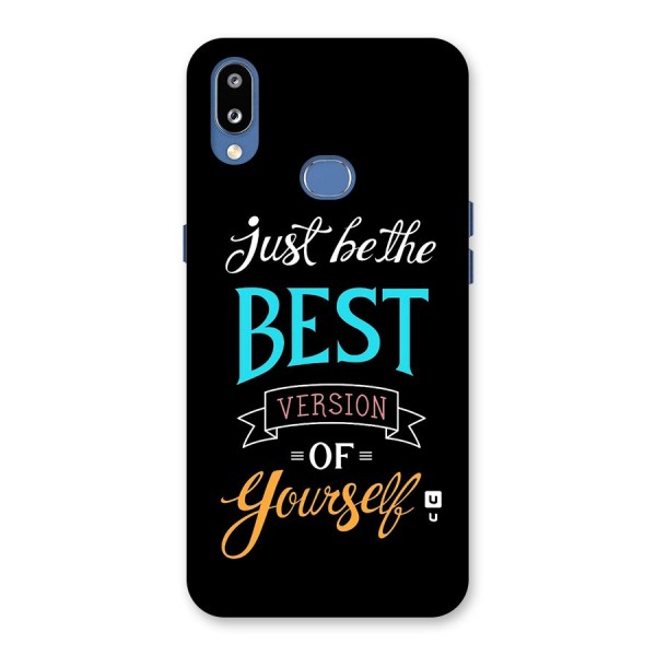 Your Best Version Back Case for Galaxy M01s