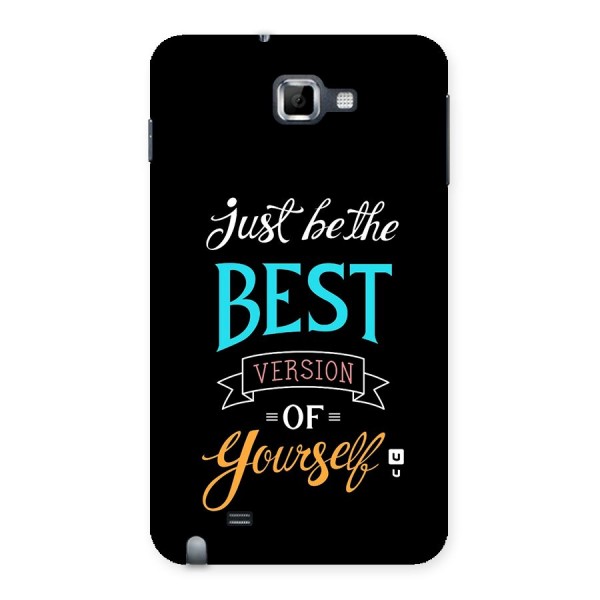 Your Best Version Back Case for Galaxy Note