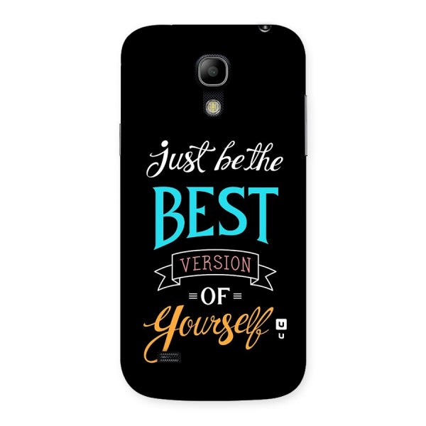 Your Best Version Back Case for Galaxy S4 Mini