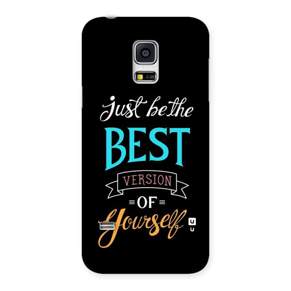 Your Best Version Back Case for Galaxy S5 Mini