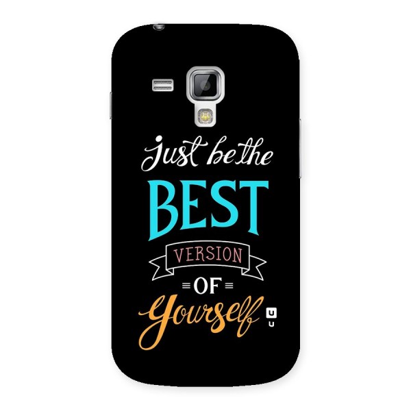 Your Best Version Back Case for Galaxy S Duos