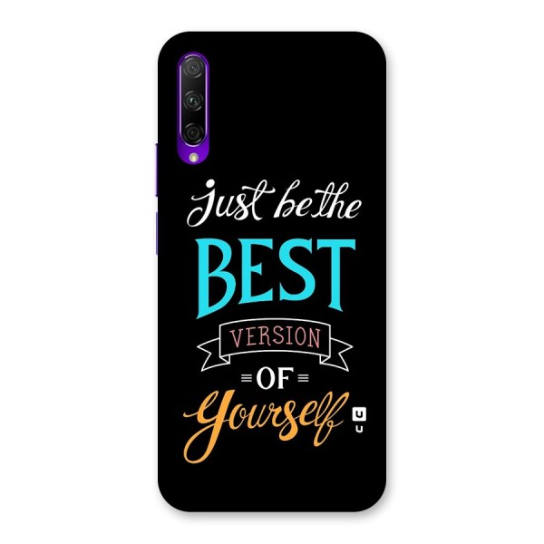 Your Best Version Back Case for Honor 9X Pro