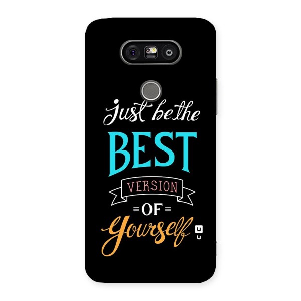 Your Best Version Back Case for LG G5