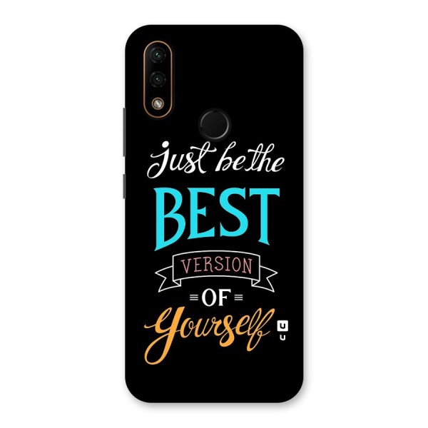 Your Best Version Back Case for Lenovo A6 Note