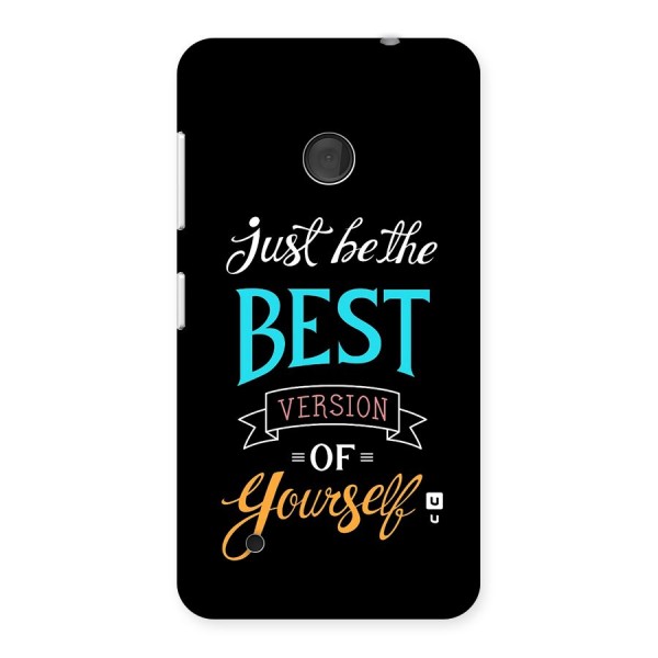 Your Best Version Back Case for Lumia 530