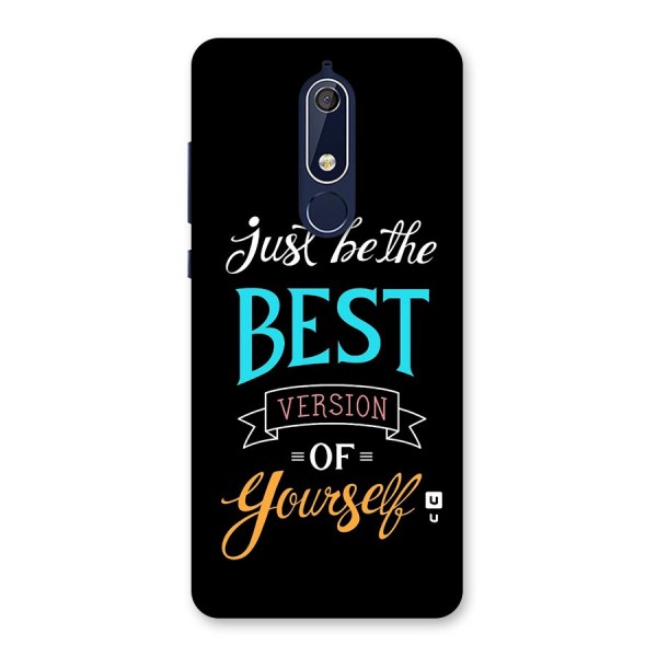 Your Best Version Back Case for Nokia 5.1